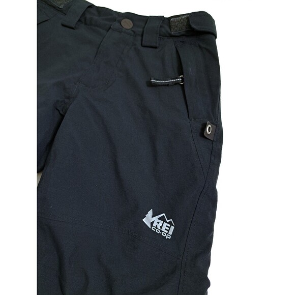 REI Co-Op Kids XXS 4-5 Ski Snow Pants Waterproof Fleece Lined Black Winter - Picture 2 of 10
